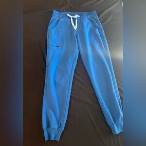 Figs blue jogger scrub pants